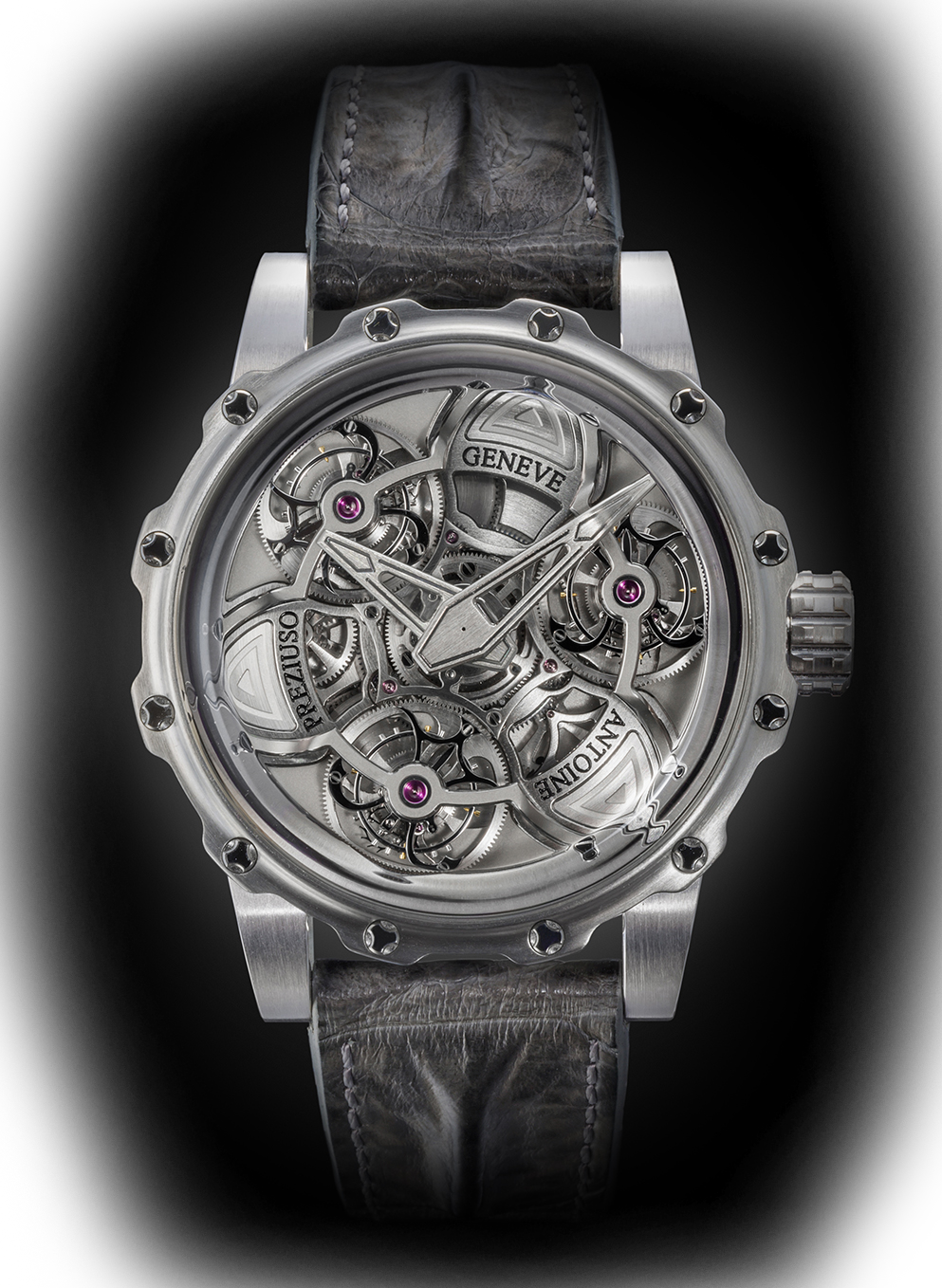 Titanium-Steel-White gold